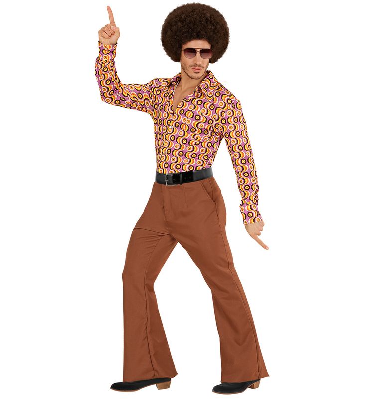 Groovy Disco Broek Effen