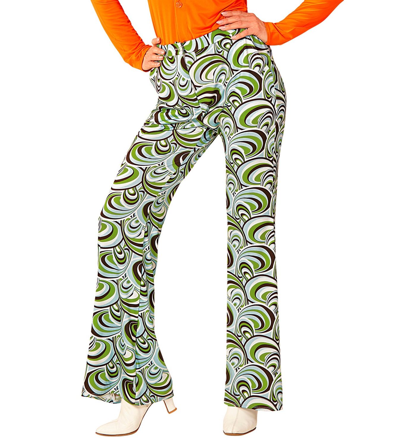 Groovy Disco Broek Groen/Blauw