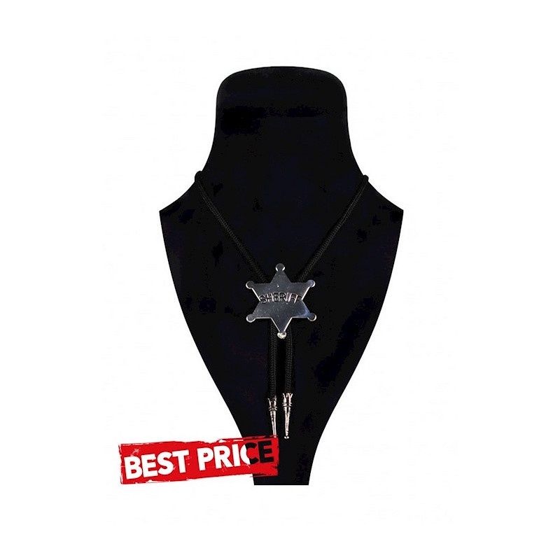 Sheriff Ster Met Koord, Color: Zilver
