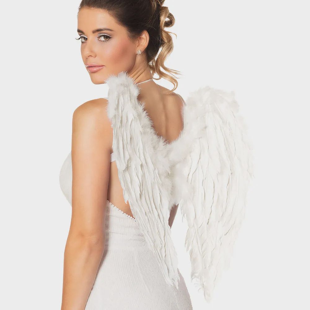 Pluimen Vleugels Divine, Kleur: Wit