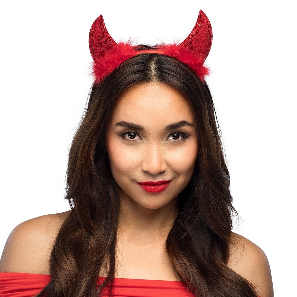 Diadeem Duivelshoorntjes Demoon