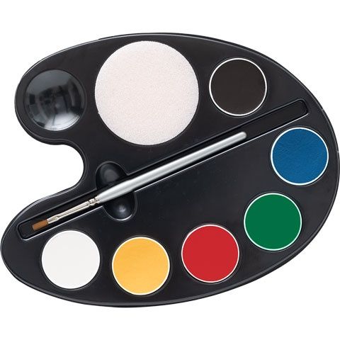 Pintura Waterschmink 6 Kleuren palet