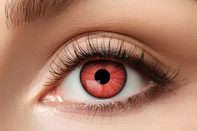 Fantasie Kleurlenzen Rood Electro