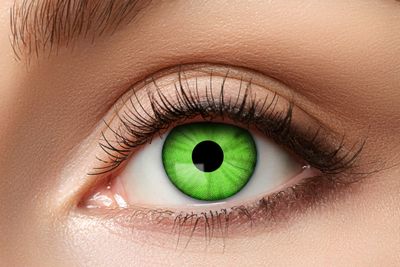 Fantasie Kleurlenzen Groen Electro