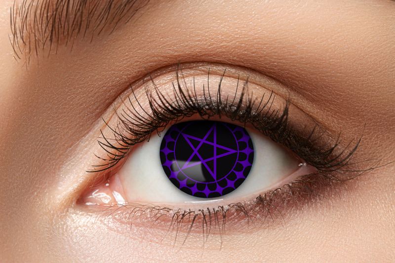 Kleurlenzen Manga Purple Demon