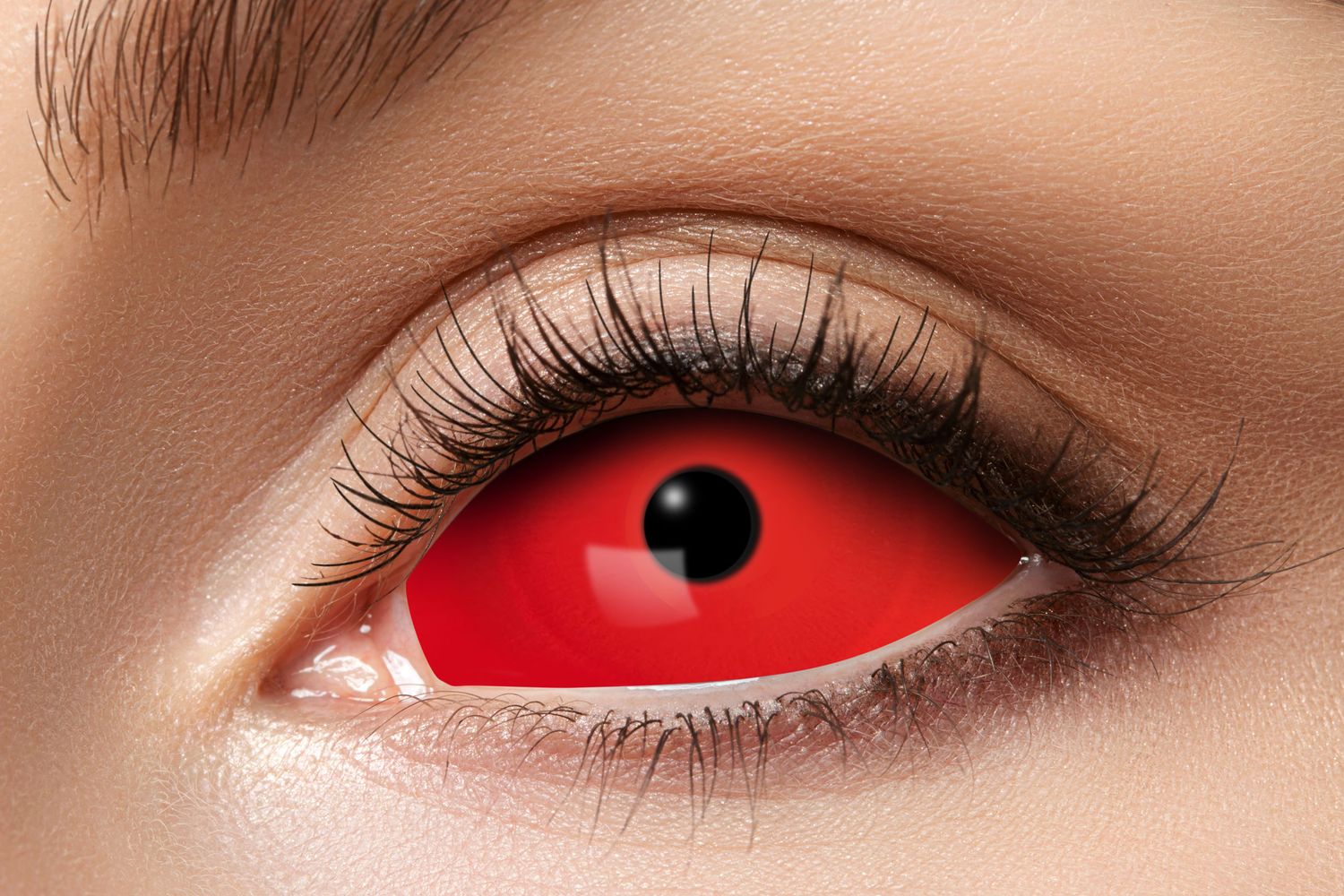 Fantasie Kleurlenzen Sclera Rode Ogen