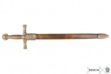 Excalibur Zwaard met Schede (Briefopener) - Goud