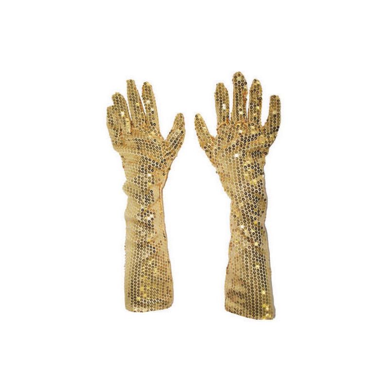 Lange Handschoenen met Pailletten