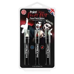 Fright Fest Gezicht en Lichaam Schmink Sticks
