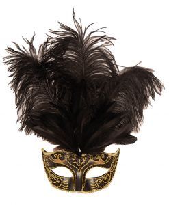 Venetiaans masker Ciuffo Alessandro Goud