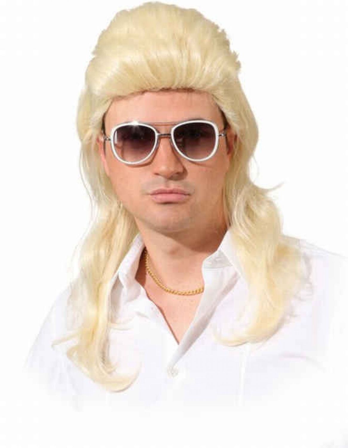 Hard rockers pruik, Kleur: Blond