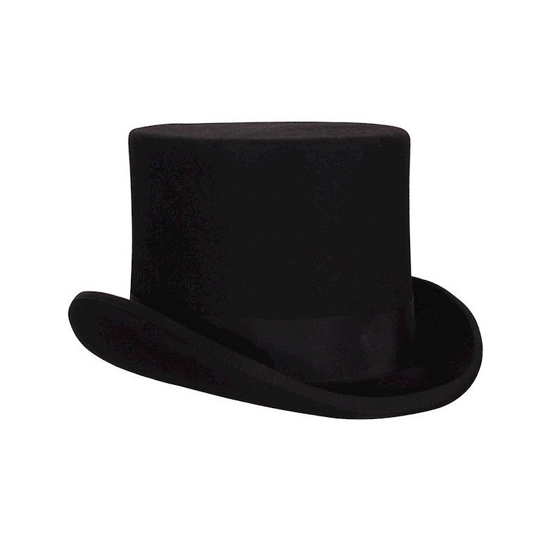 Hoge Hoed Thomas, Kleur: Zwart, Maat: 57