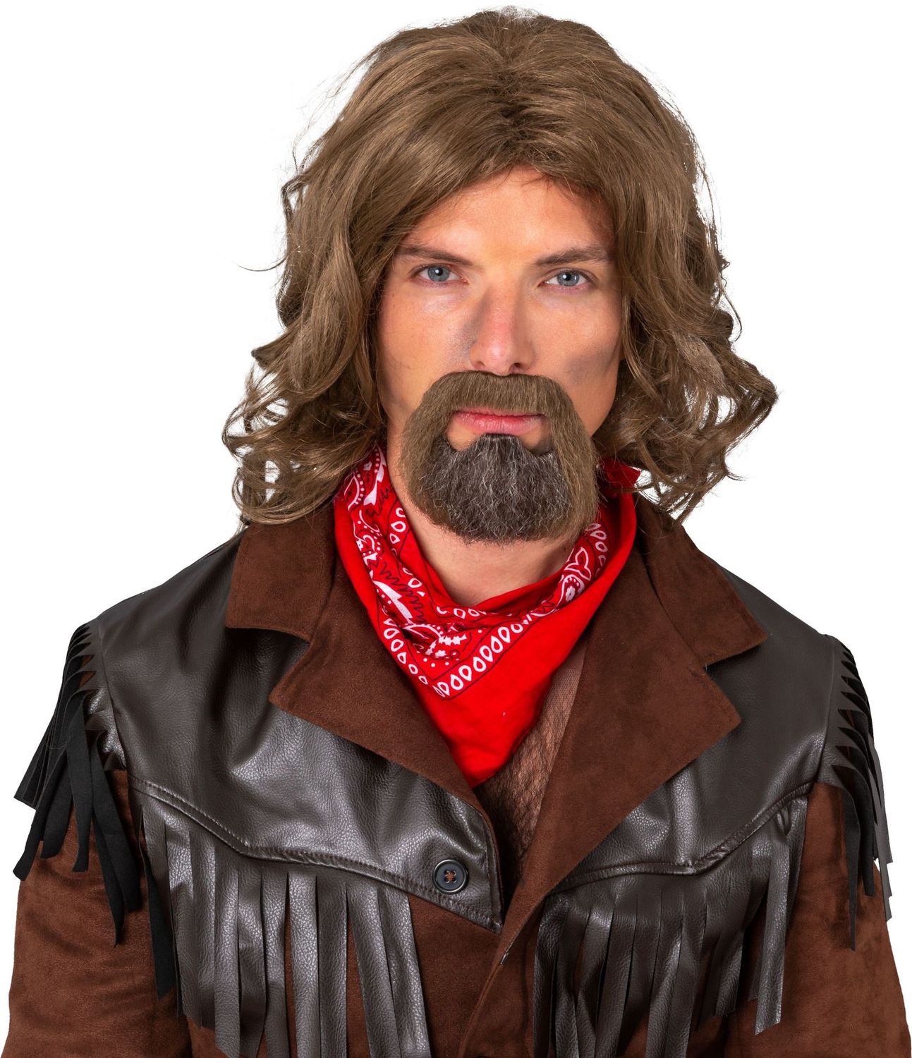 Mannen Pruik met Ringbaard Jayden