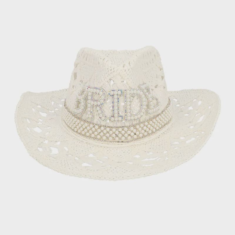 Cowboy Hoed Summer Bride
