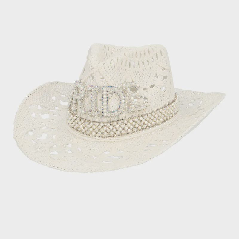 Cowboy Hoed Summer Bride