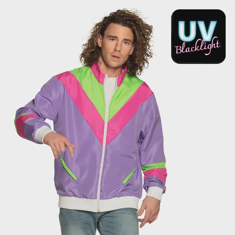 Trainingsjasje Retro Dude Paars