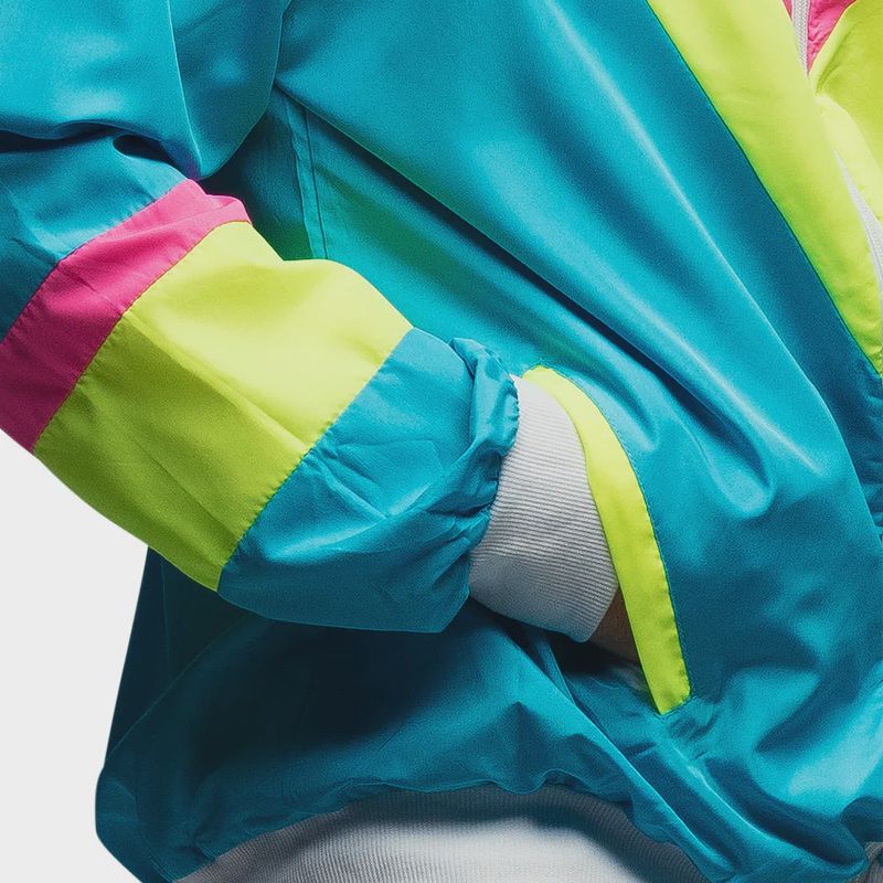 Trainingsjasje Retro Dude Neonblauw
