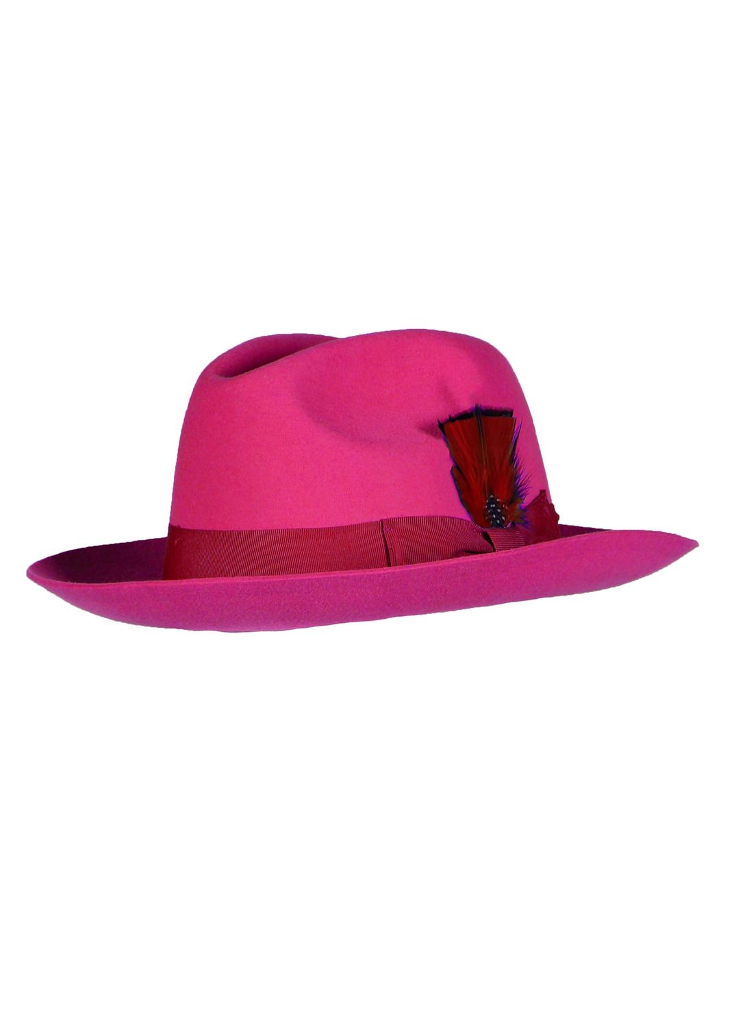 Deukhoed Fedora Deluxe, Kleur: Roze
