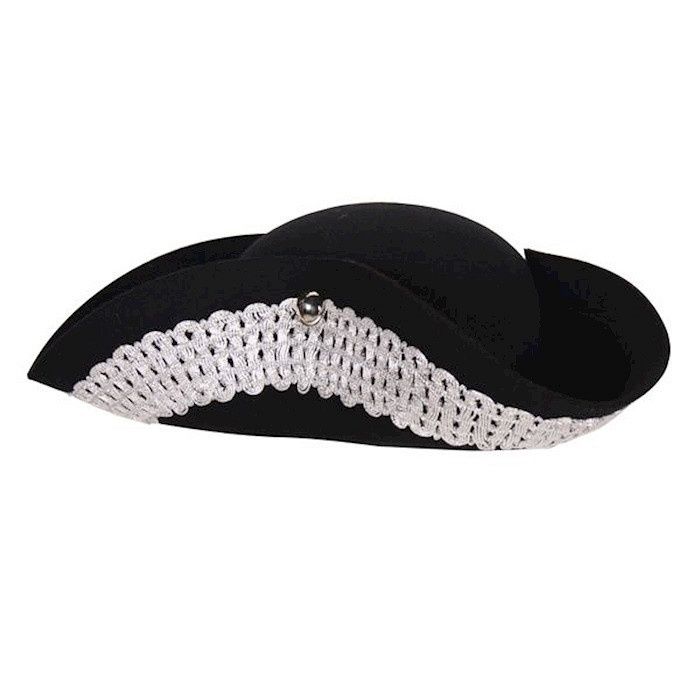 Piratenhoed Edward Zilver, Maat: 55