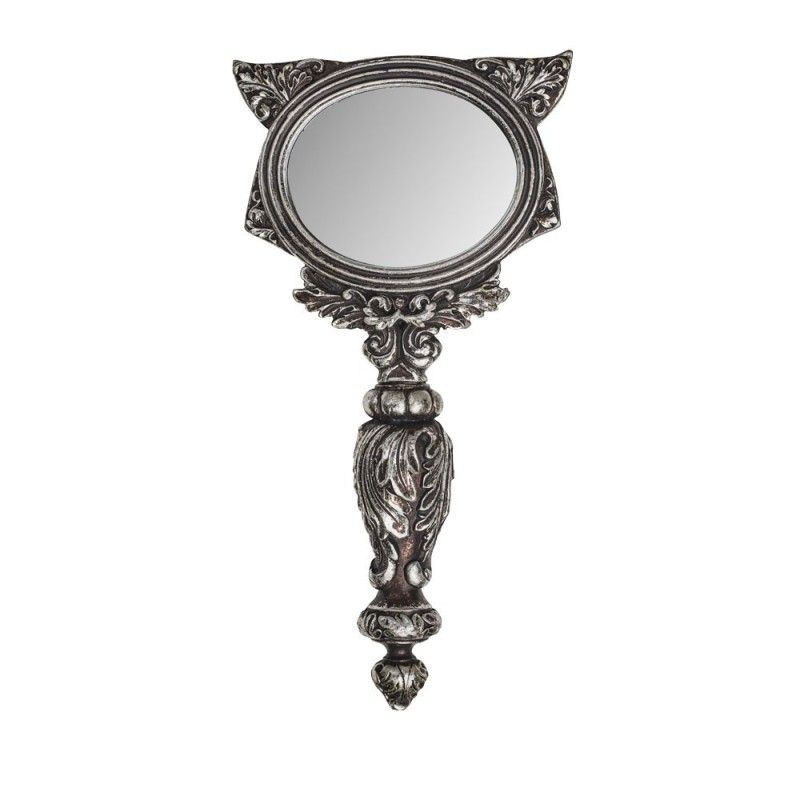 HANDSPIEGEL SACRED CAT ZILVER