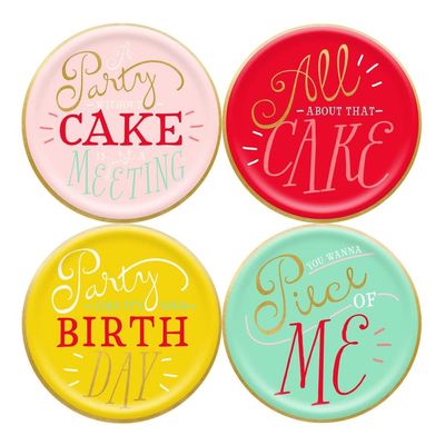 Hip Hip Hooray Birthday Plates 7&#39;