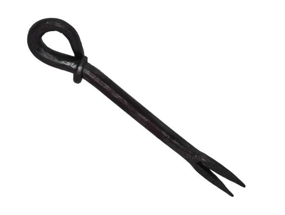 Hand Forged Iron Cheese Fork
