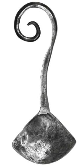 Hand Forged Tear Drop Cheese Knife