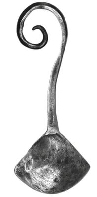Hand Forged Tear Drop Cheese Knife