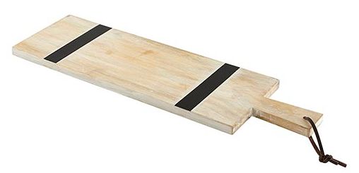 Black + Natural Rectangle Board