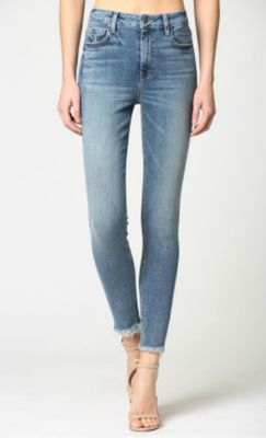 Taylor Raw Hem Skinny Jeans