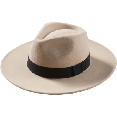 Hilary Wool Panama Hat- Sand