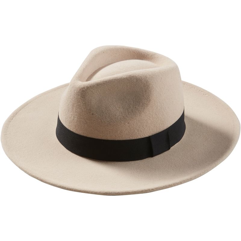 Hilary Wool Panama Hat- Sand