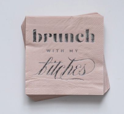 Brunch With My Bitches Cocktail Napkins