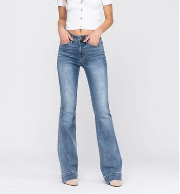 Mid Rise Trouser Flare