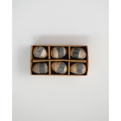 Wood Eggs in Box