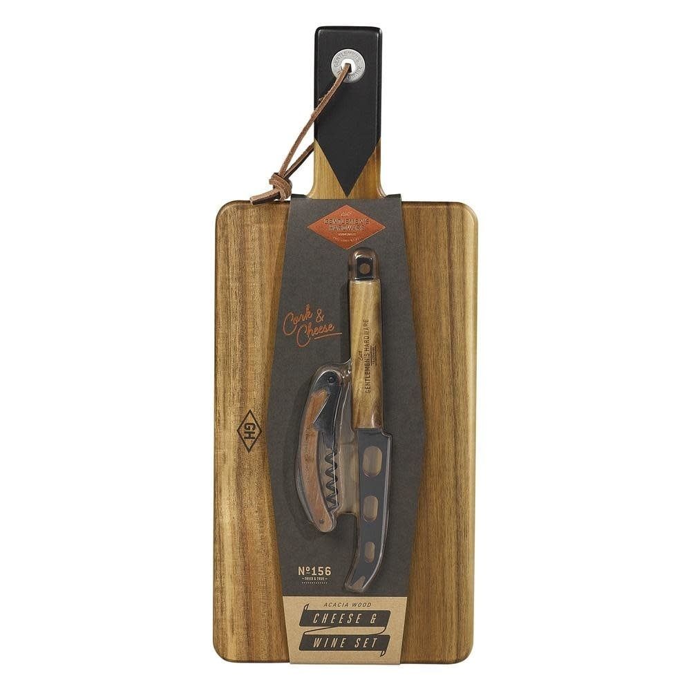 Cheese &amp; Wine Serving Set w/Knife &amp; Bottle Opener
