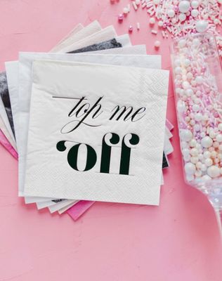 Top Me Off Cocktail Napkins