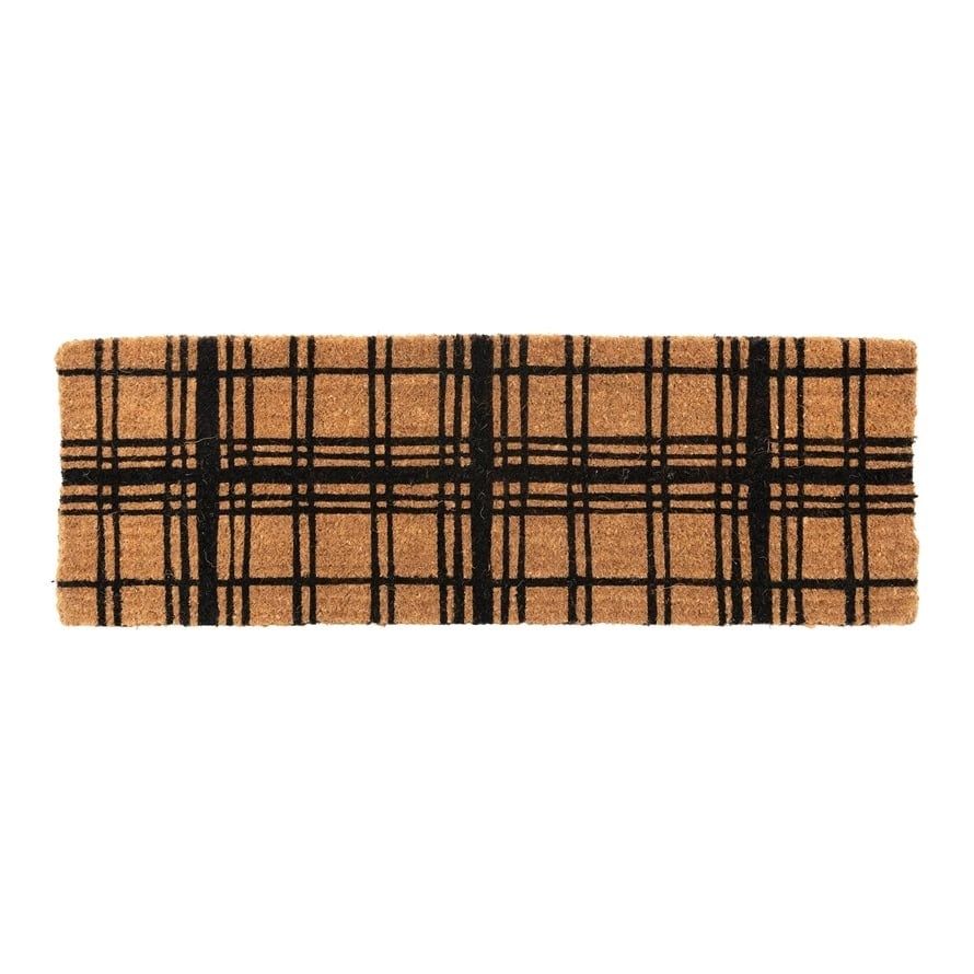 Grid Pattern Double Doormat