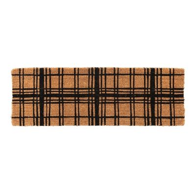 Grid Pattern Double Doormat