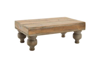 Small Footed Wood Stand