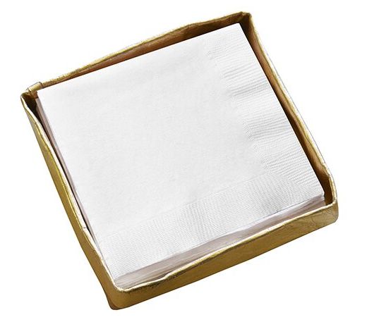 Gold Cocktail Napkin Holder
