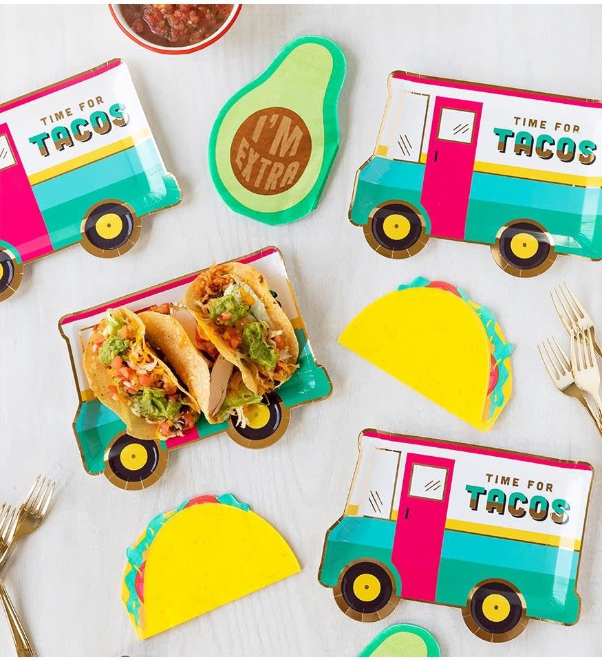 Taco truck shaped plate 9&#39;