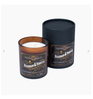 Bourbon &amp; Tobacco 8 oz Soy Candle