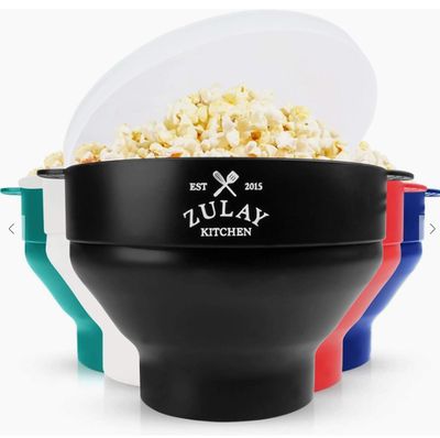 Microwave Popcorn Popper Collapsible- Black