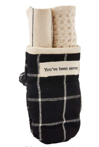 Served Pot holder Towel Set