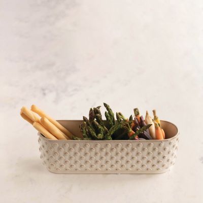 Stoneware Hobnail Window Planter