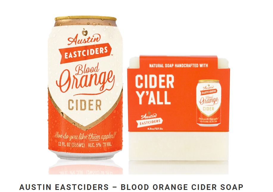 Blood Orange Cider Brew Bar Soap- Kuhdoo Soap
