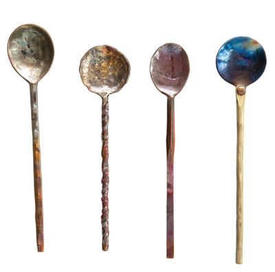 Hand-Forged Copper Spoons