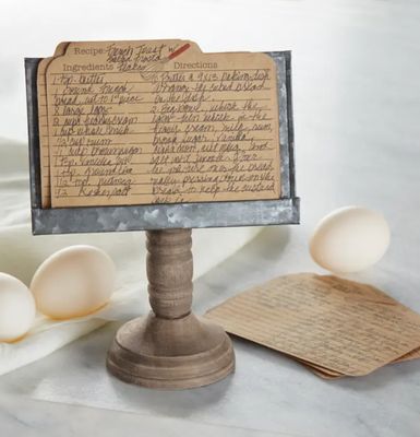 Recipe Stand &amp; Card Set