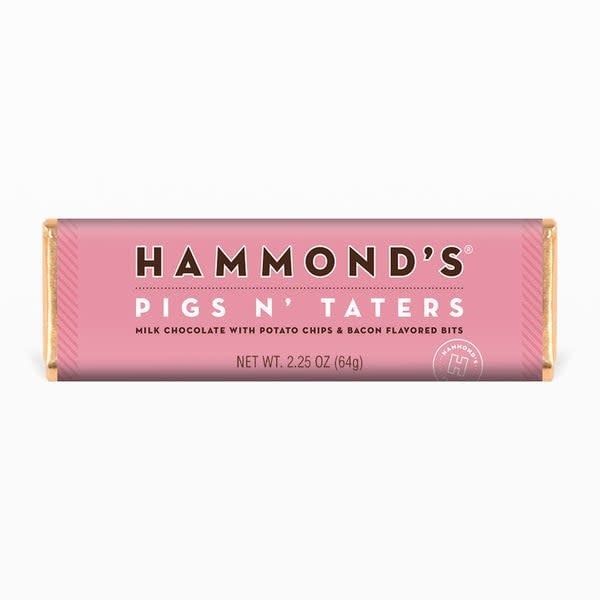 Hammond&#39;s Pigs n&#39; Taters Milk Chocolate Bar